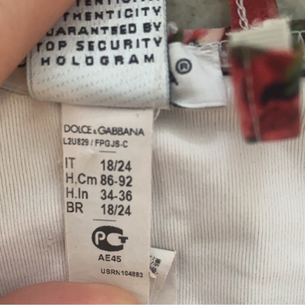 d&g dolce and gabbana 18-24m swimsuit - Picture 2 of 3